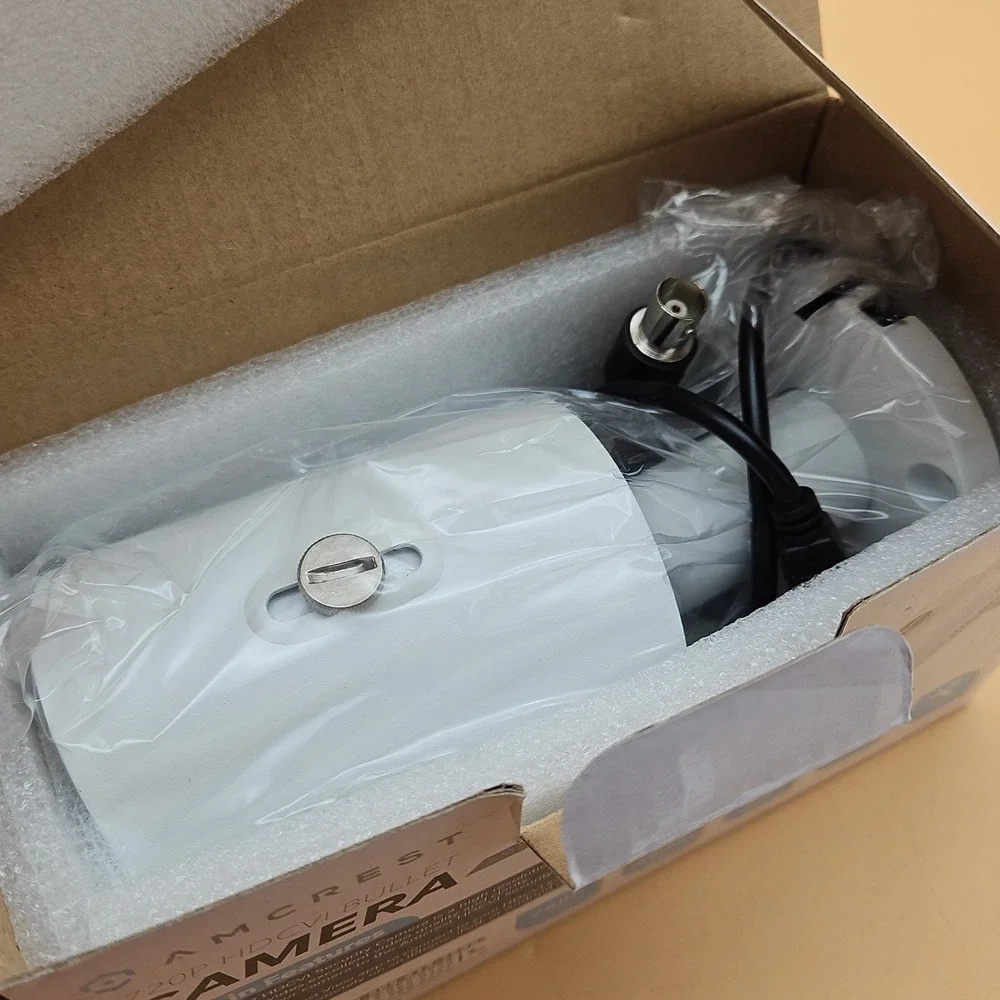 Lot Of 2 Amcrest‎ Security Cameras 720p HDCVI Bullet White Brand New